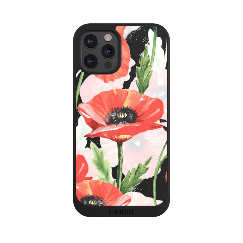 iPhone 12 Pro Max NIVOpure Üppige Mohnblüten Wiese