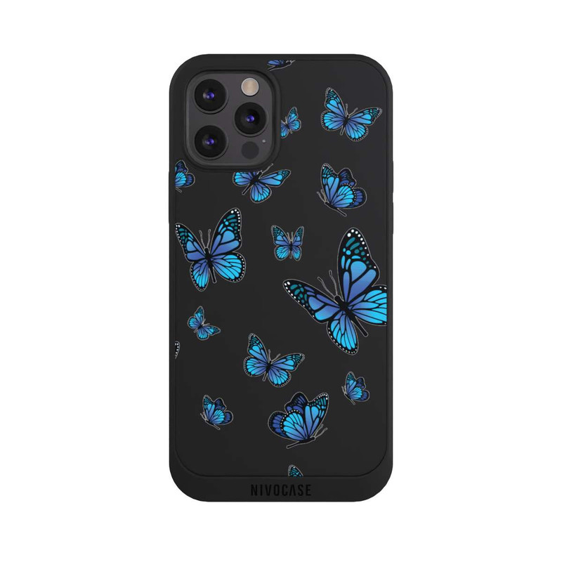 iPhone 12 Pro Max NIVOpure Schmetterlingmuster Transparent