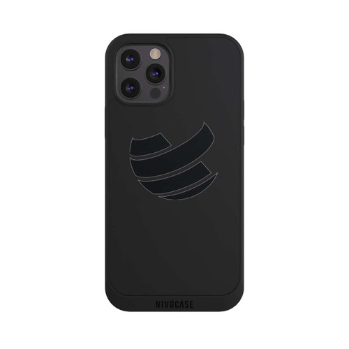 Apple iPhone 12 Pro Max NIVOpure Icon Schwarz Transparent