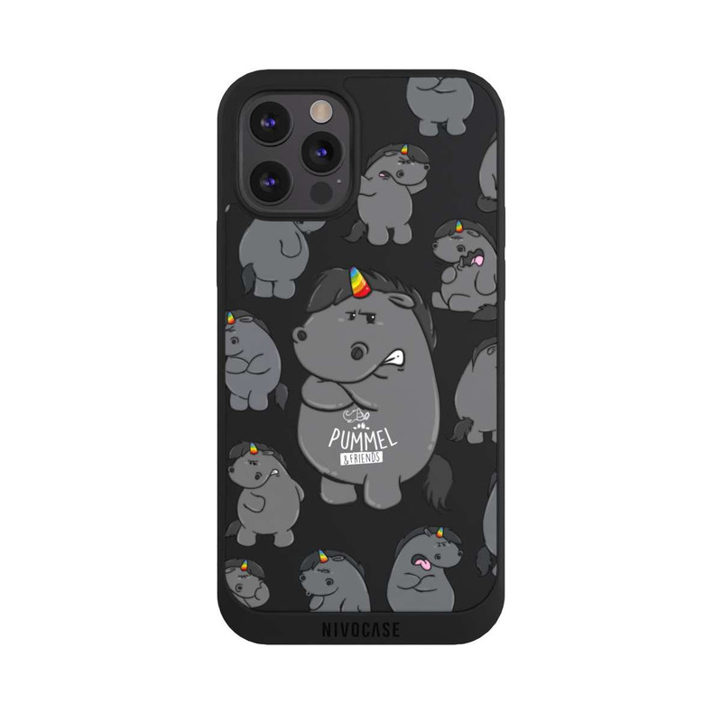 iPhone 12 Pro Max NIVOpure Grummel Allover Transparent