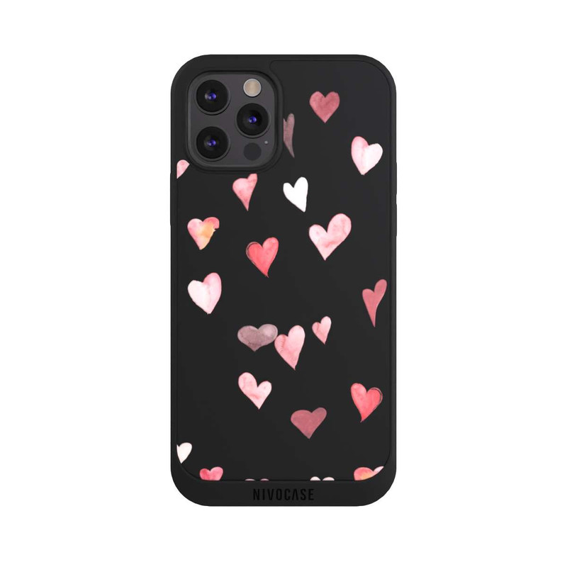 iPhone 12 Pro Max NIVOpure Coeurs de Saint-Valentin tombant