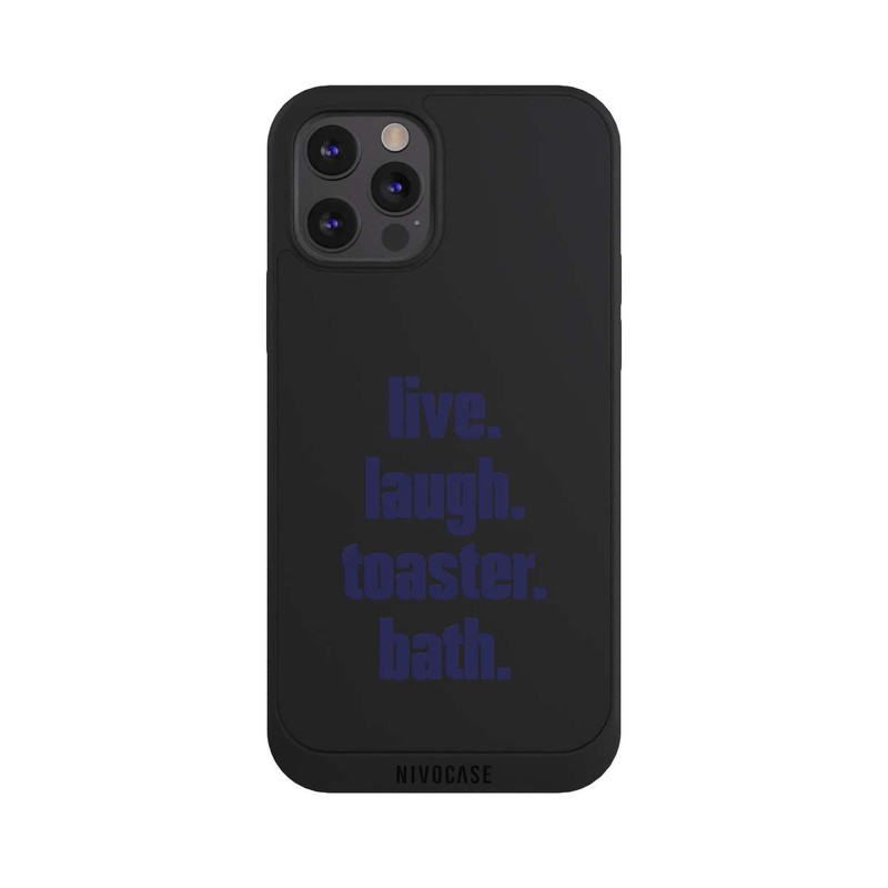 iPhone 12 Pro Max NIVOpure Live. Laugh. Toaster. Bath.