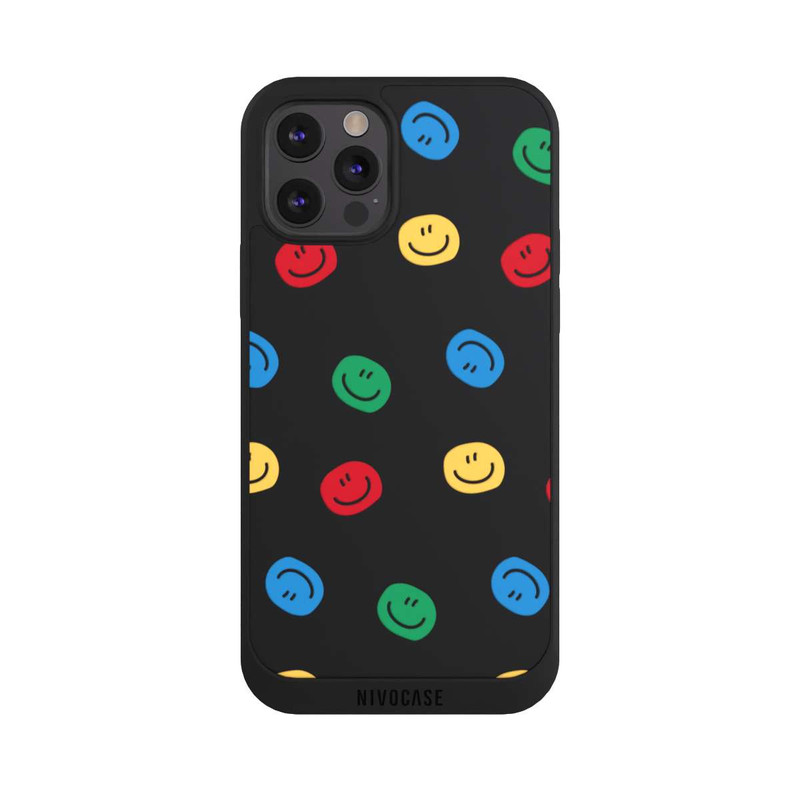 iPhone 12 Pro Max NIVOpure Smile Motif coloré