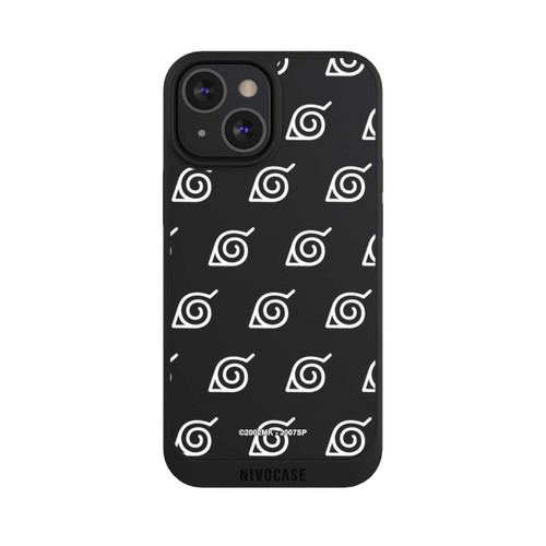 Apple iPhone 13 Mini NIVOpure white Konoha-Pattern Transparent