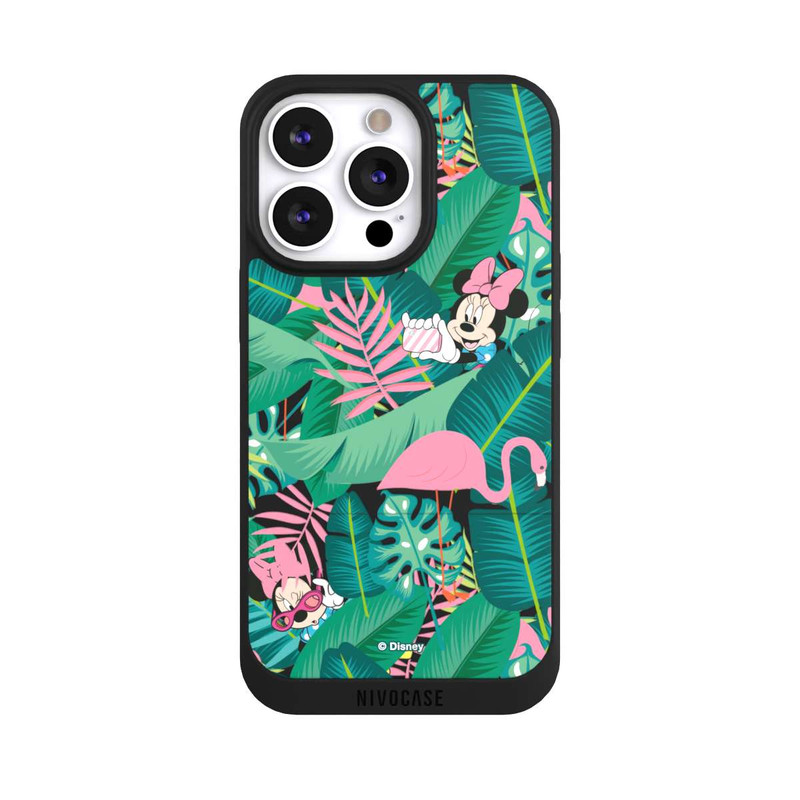 iPhone 13 Pro NIVOpure Minnie Été Feuilles de Palmier sans Fond