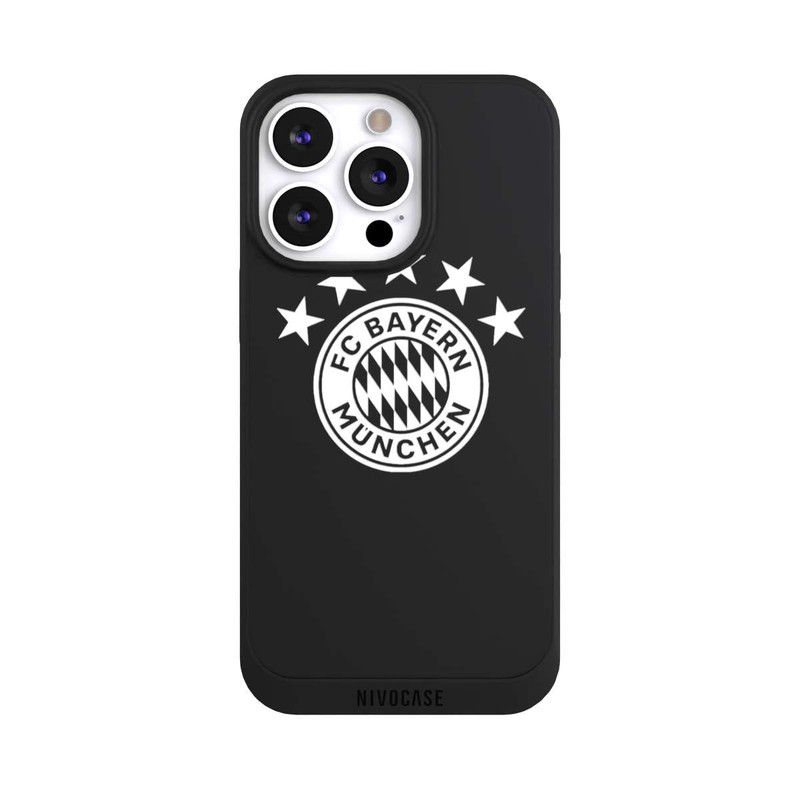 iPhone 13 Pro NIVOpure FCB Logo einfarbig mit Sternen - ohne Hintergrund