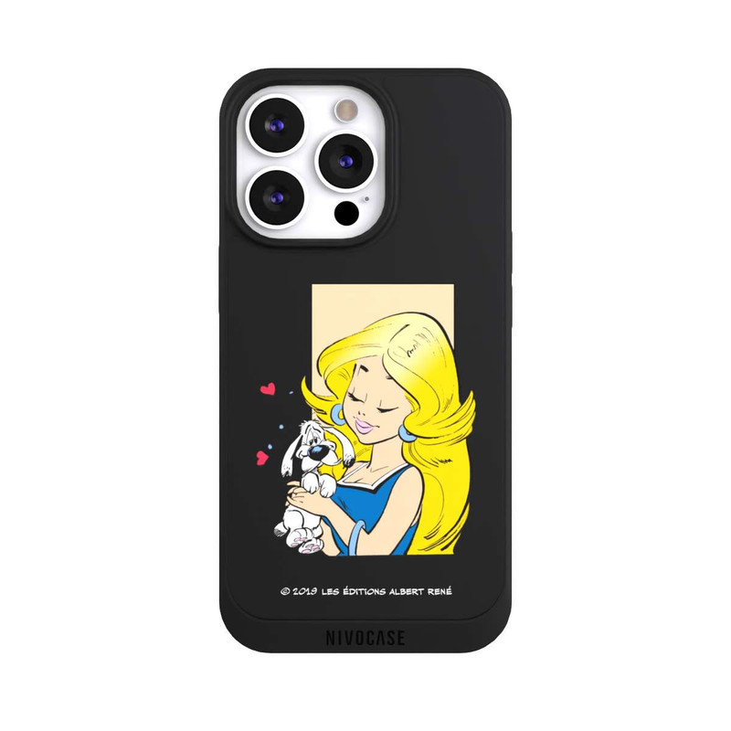 iPhone 13 Pro NIVOpure Falbala et Idéfix Amoureux Transparent