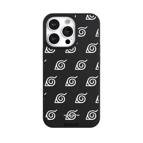 Apple iPhone 13 Pro NIVOpure white Konoha-Pattern Transparent