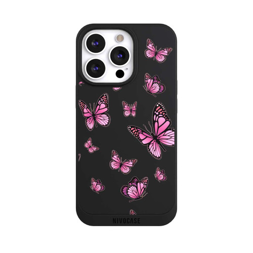Apple iPhone 13 Pro NIVOpure Schmetterlinge pink