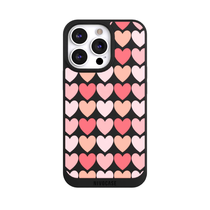 iPhone 13 Pro NIVOpure Pink Shadow Hearts