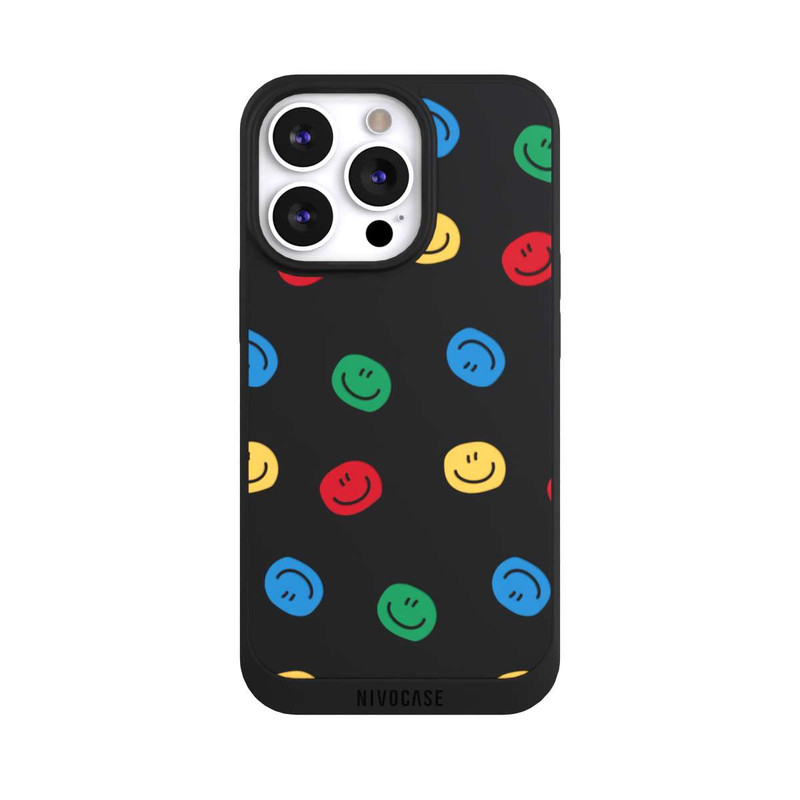 iPhone 13 Pro NIVOpure Smile Muster Bunt