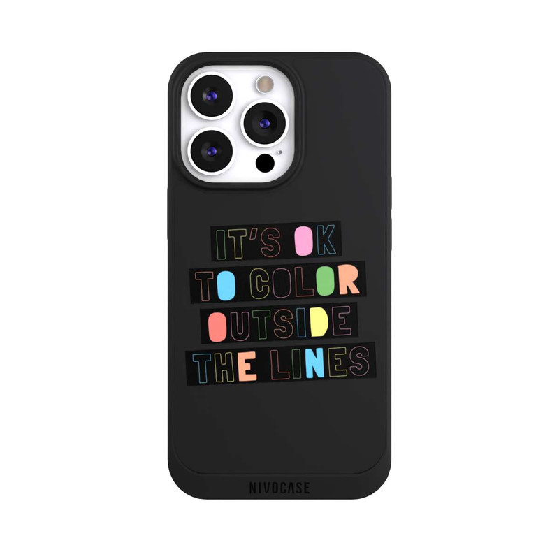 iPhone 13 Pro NIVOpure Color Outside The Line Transparent