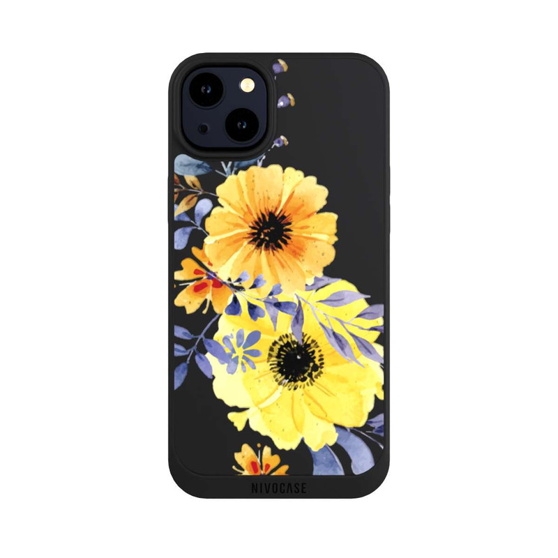 iPhone 14 Plus NIVOpure Yellow Swedish Flowers