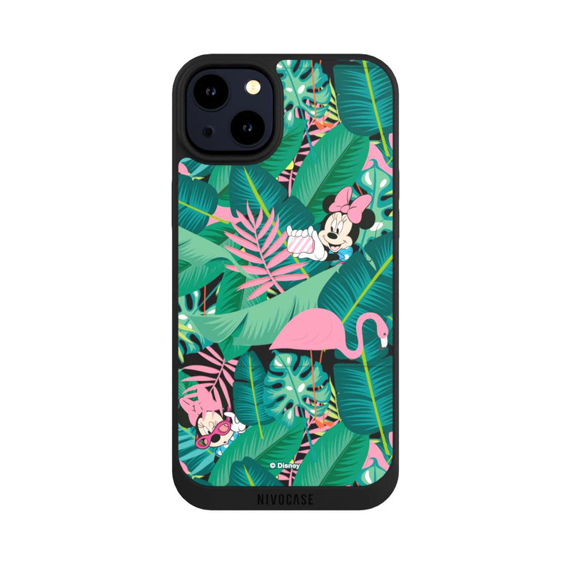 iPhone 14 Plus NIVOpure Minnie Summer Palmblätter ohne Hintergrund