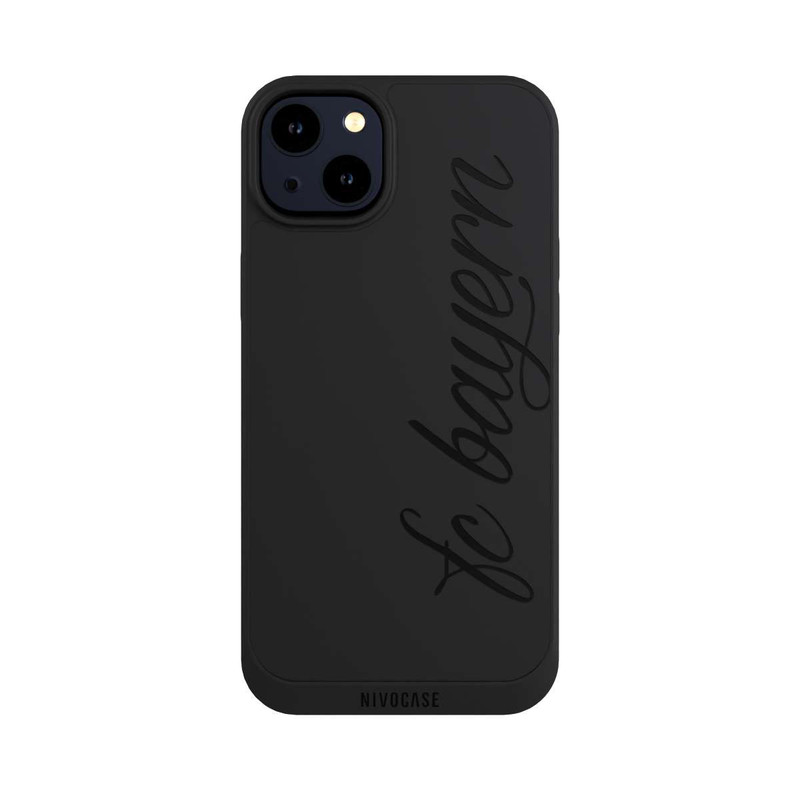 iPhone 14 Plus NIVOpure Schwarzes FCB Girlmotiv - ohne Hintergrund
