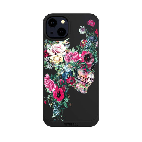 Apple iPhone 14 Plus NIVOpure Flower Skull transparent