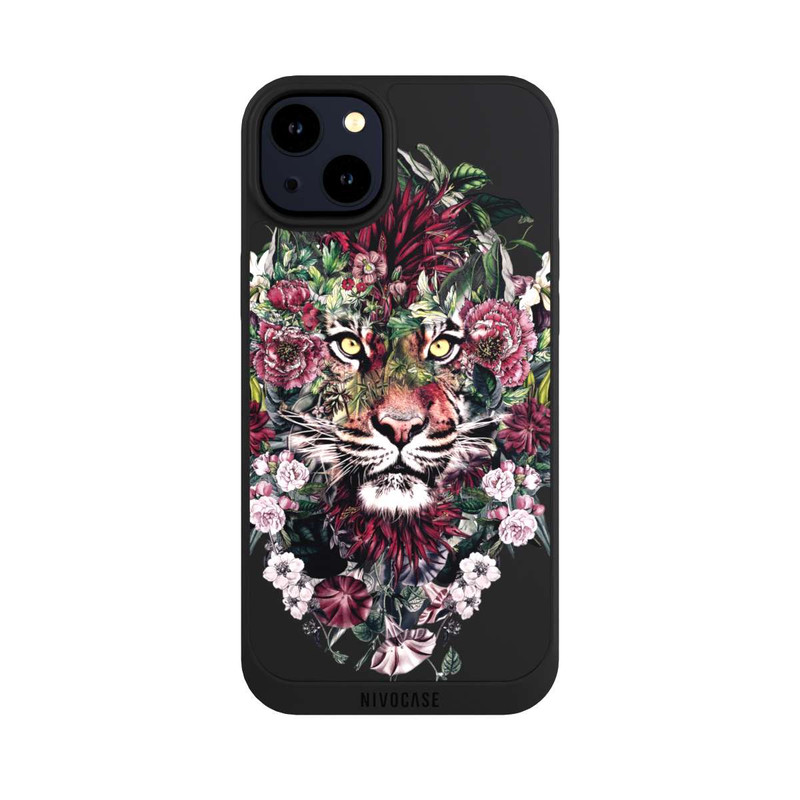 iPhone 14 Plus NIVOpure Floral Tiger transparent