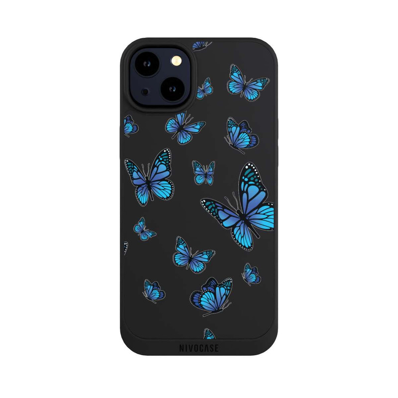 iPhone 14 Plus NIVOpure Schmetterlingmuster Transparent