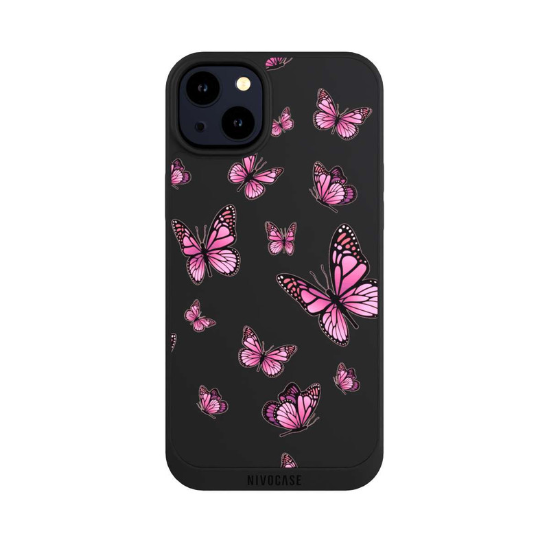 iPhone 14 Plus NIVOpure Butterflies pink