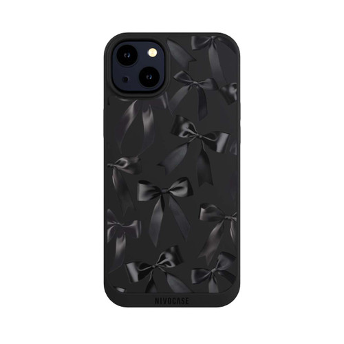 Apple iPhone 14 Plus NIVOpure Schwarze Satinschleifen