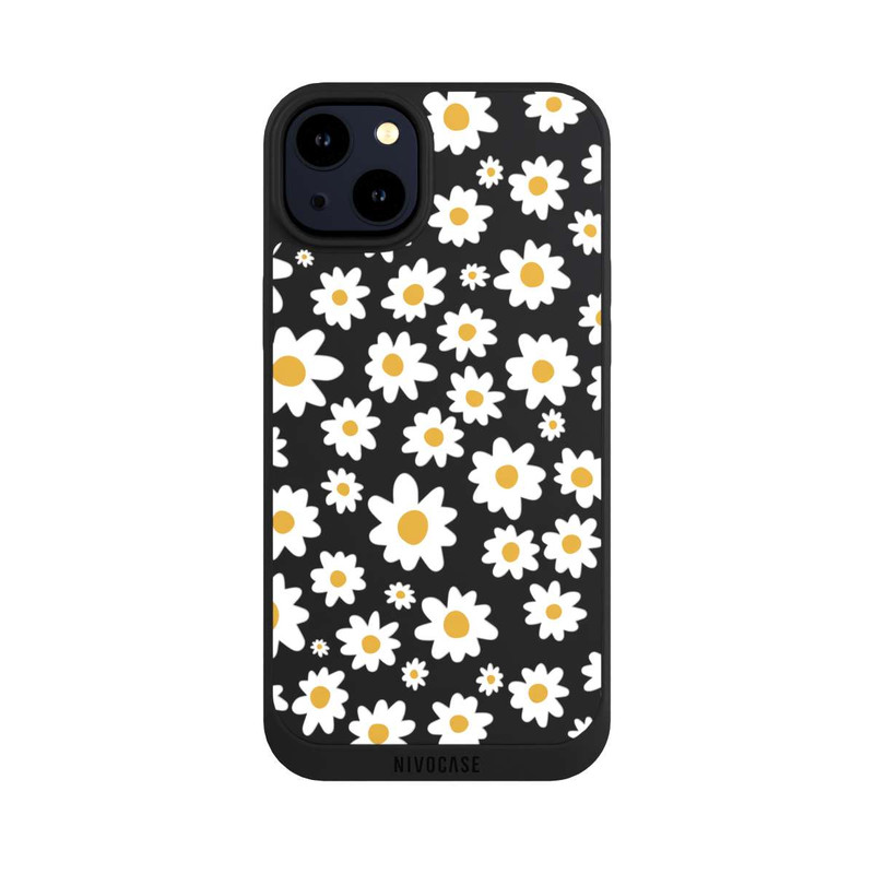 iPhone 14 Plus NIVOpure Daisy Flower Seamless Pattern Transparent