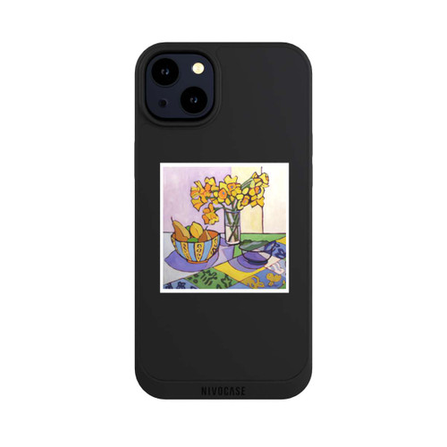Apple iPhone 14 Plus NIVOpure Daffodil Patchwork, 2023, by Catherine J Martzloff