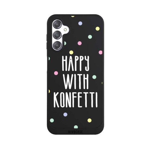 Samsung Galaxy A14 5G NIVOpure Happy with Konfetti White ohne Hintergrund