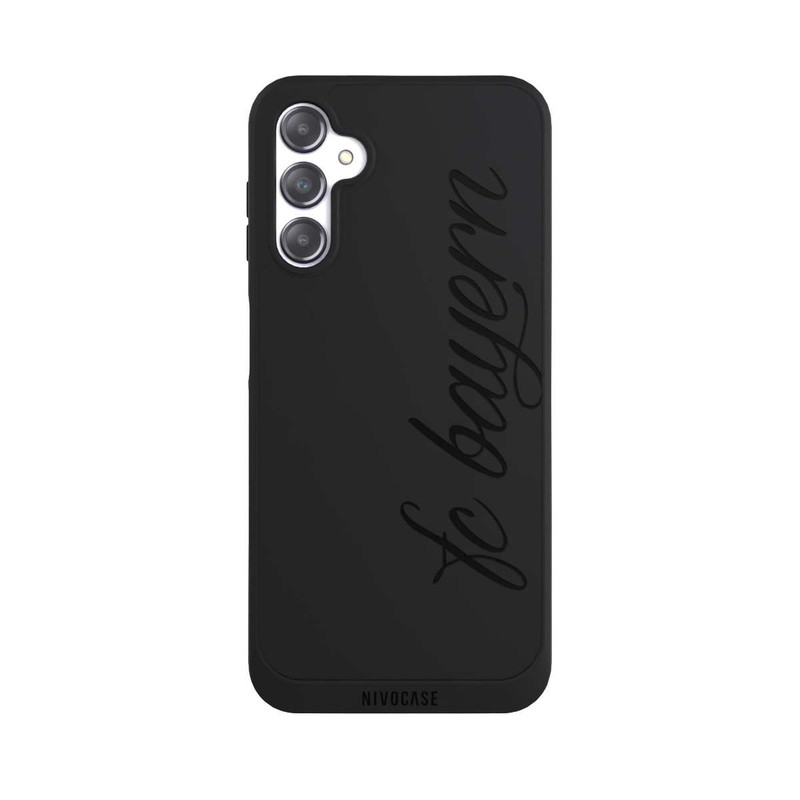Galaxy A14 5G NIVOpure Schwarzes FCB Girlmotiv - ohne Hintergrund