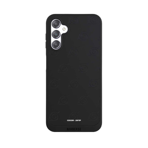 Samsung Galaxy A14 5G NIVOpure Schwarzes Konoha-Muster Transparent