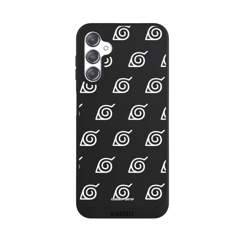 Galaxy A14 5G NIVOpure white Konoha-Pattern Transparent