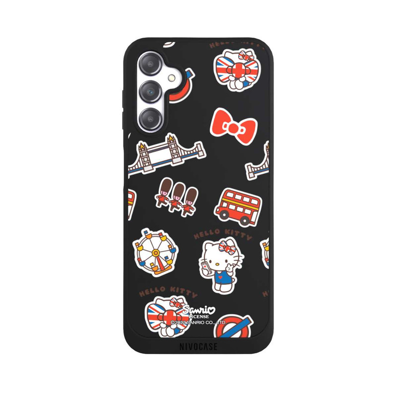 Galaxy A14 5G NIVOpure Hello Kitty Londoner Abzeichen Transparent