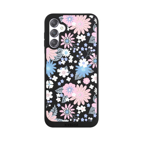 Samsung Galaxy A14 5G NIVOpure Wildblumenmuster Illustration Pastell Transparent