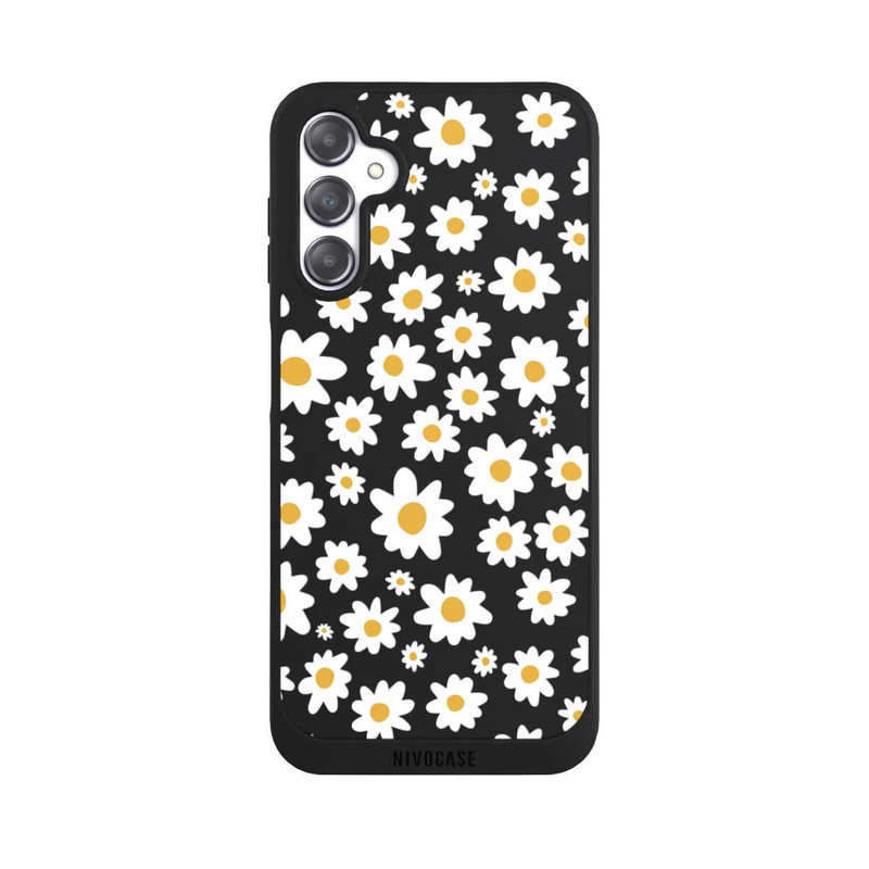 Galaxy A14 5G NIVOpure Daisy Flower Seamless Pattern Transparent