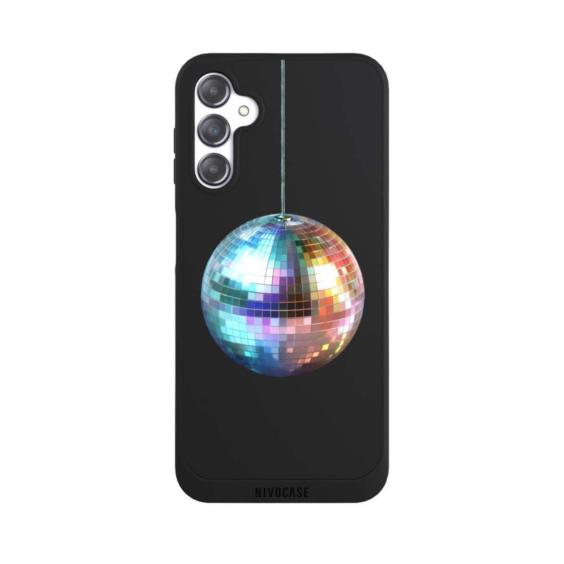 Galaxy A14 5G NIVOpure Discokugel Party Blau Gold Transparent mit KI