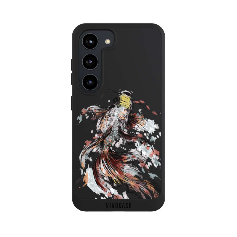 Galaxy S23 NIVOpure Koi (Watercolor) transparent