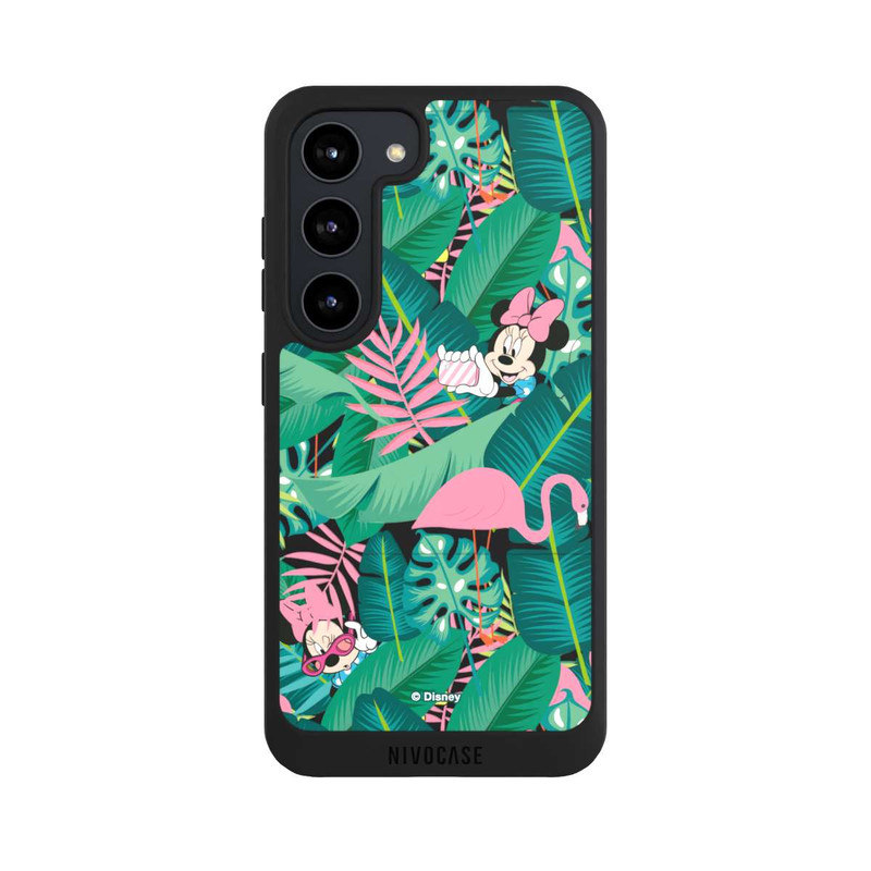 Galaxy S23 NIVOpure Minnie Summer Palmblätter ohne Hintergrund