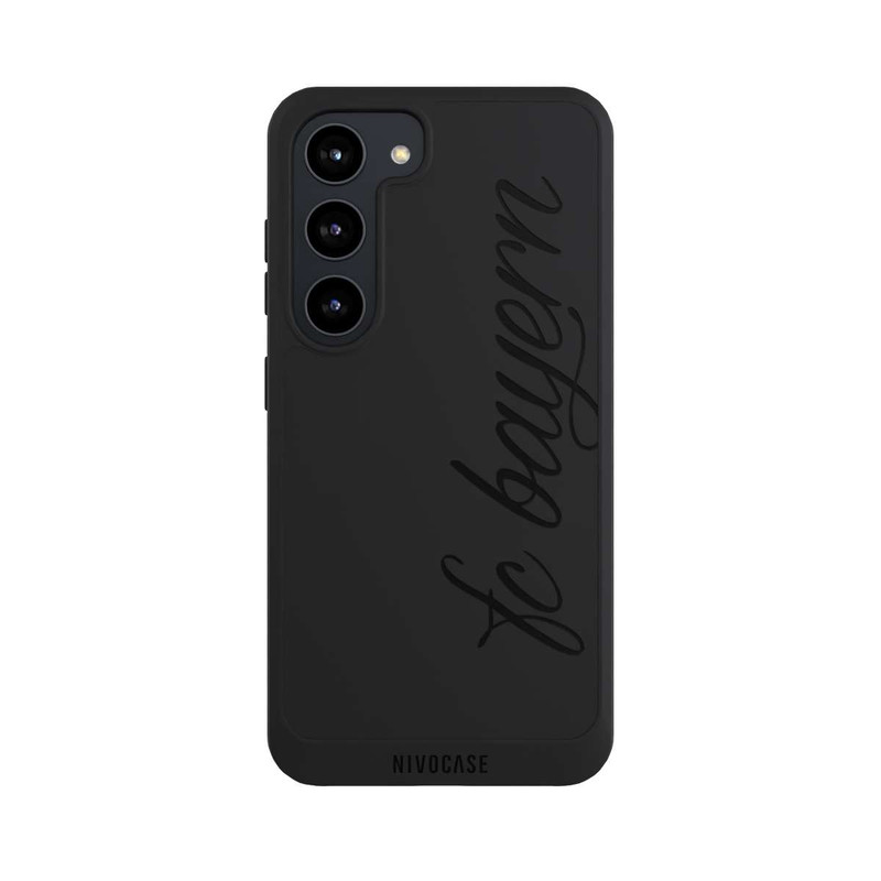 Galaxy S23 NIVOpure Schwarzes FCB Girlmotiv - ohne Hintergrund