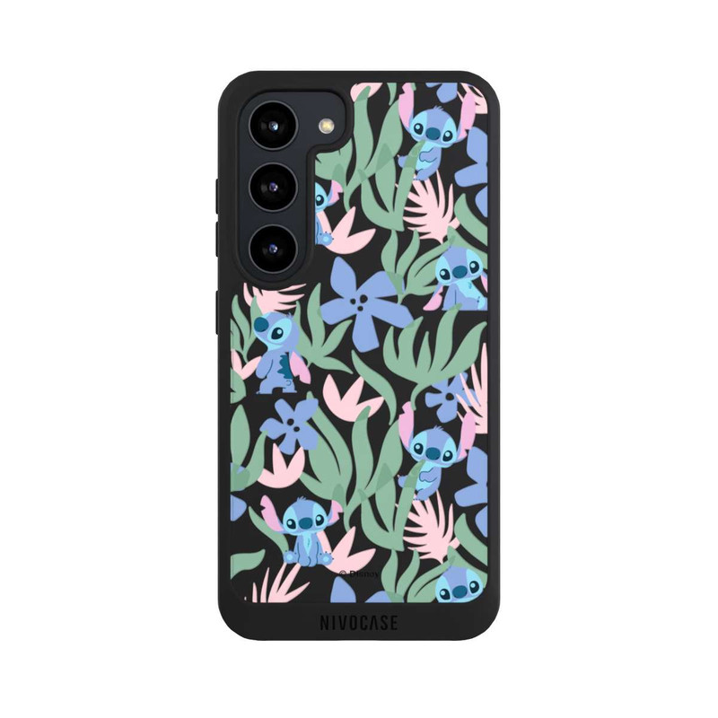 Galaxy S23 NIVOpure Floral Pattern Stitch Transparent