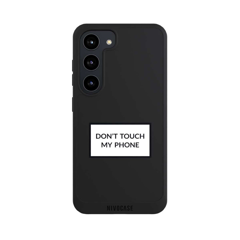 Galaxy S23 NIVOpure Do Not Touch My Phone Transparent