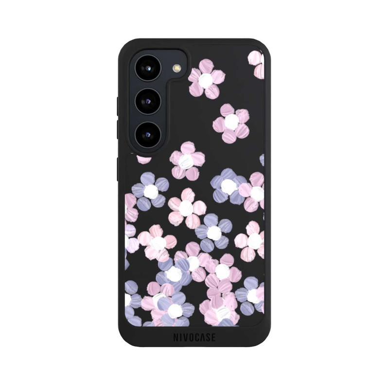 Galaxy S23 NIVOpure Einfache Blumen Transparent