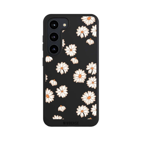 Samsung Galaxy S23 NIVOpure Flowerpower Wallpaper White