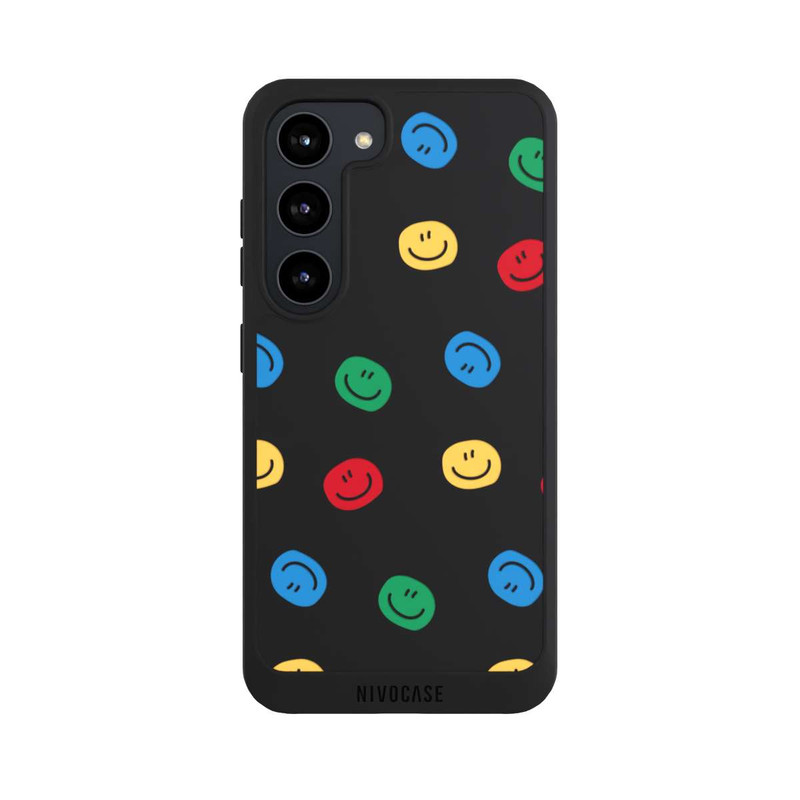 Galaxy S23 NIVOpure Smile Pattern Colorful