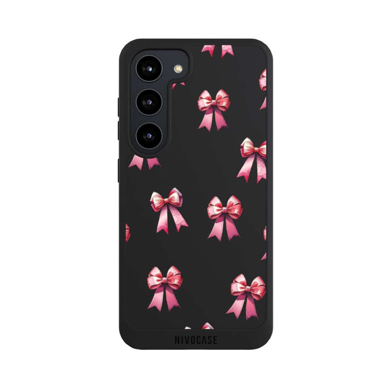 Galaxy S23 NIVOpure Schleifen Muster Aquarell Pink