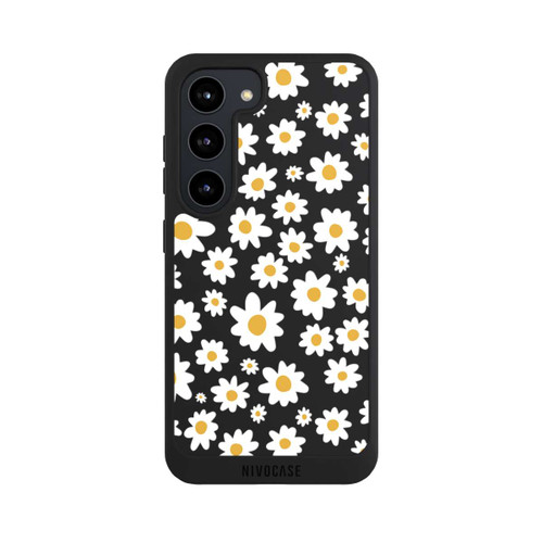 Samsung Galaxy S23 NIVOpure Daisy Flower Seamless Pattern Transparent