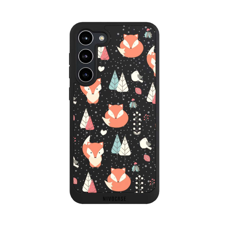 Galaxy S23 + NIVOpure Motif Renards sans Fond