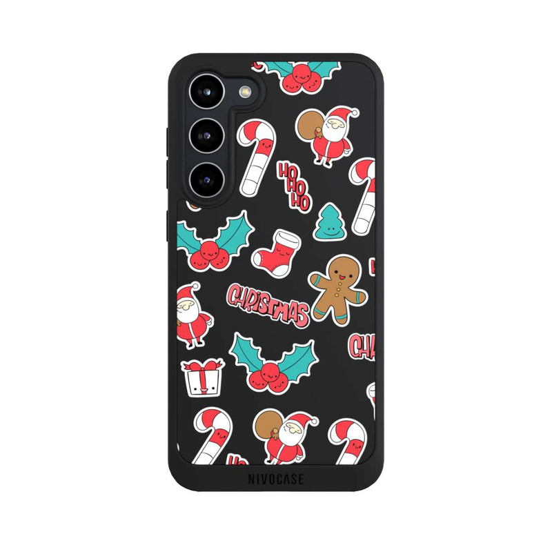 Galaxy S23 + NIVOpure Christmas Pattern ohne Hintergrund