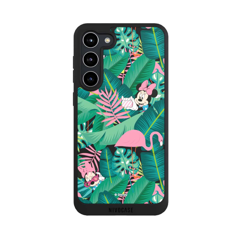Galaxy S23 + NIVOpure Minnie Summer Palmblätter ohne Hintergrund