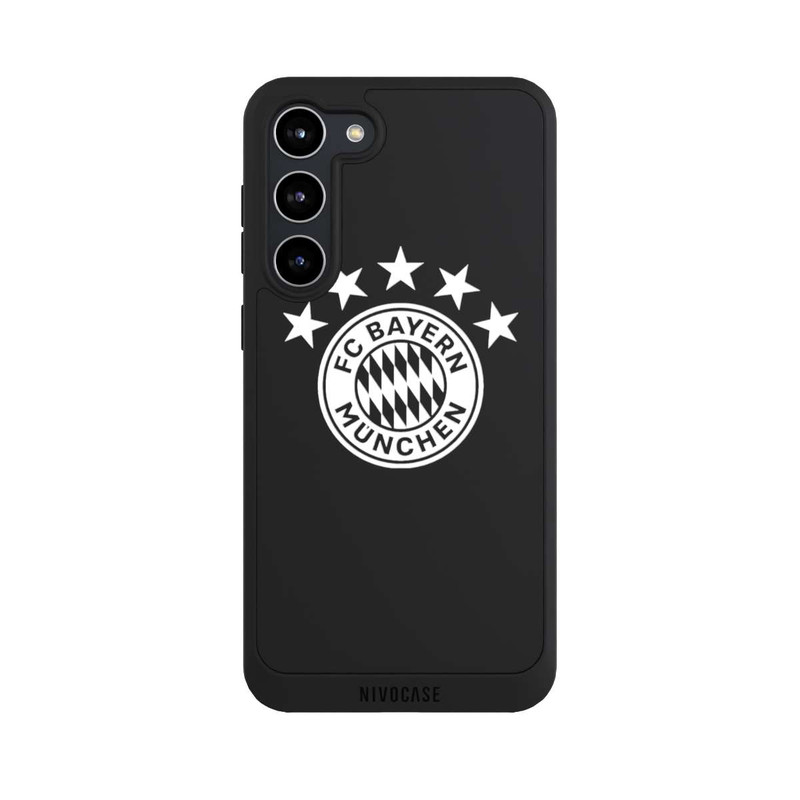 Galaxy S23 + NIVOpure FCB Logo einfarbig mit Sternen - ohne Hintergrund
