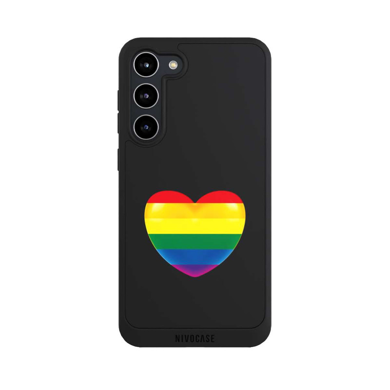 Galaxy S23 + NIVOpure Pride Heart transparent