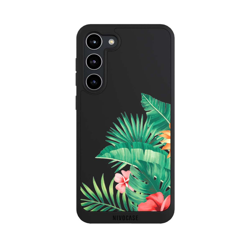 Galaxy S23 + NIVOpure Tropische Blumen ohne Hintergrund